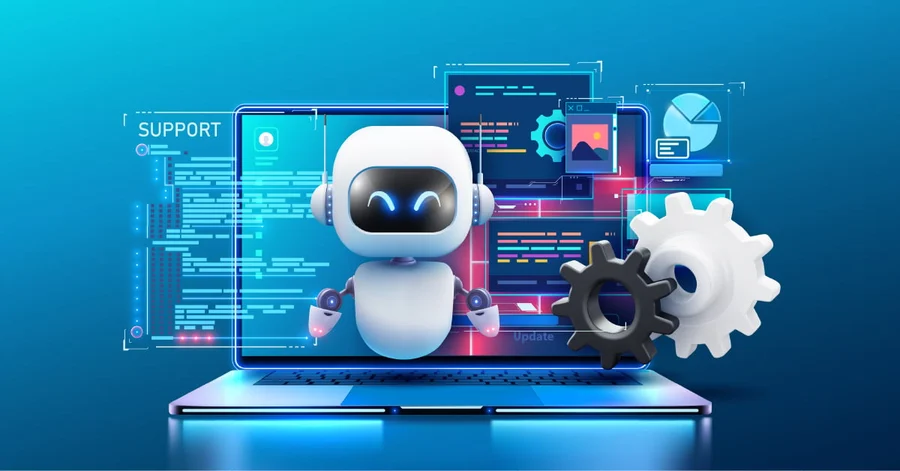 AI agent flow diagram and digital marketing automation
